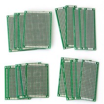 (주)승원전자 PCB 만능 양면기판 모음 양면에폭시 아두이노PCB양면기판 회로판 프로토보드, 8X12 PCB 기판