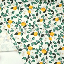 원단킹 대폭11수 워싱린넨 레몬트리 아이보리(4502359)