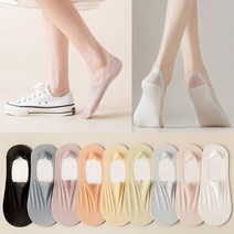 면소재의 편안하고 부드러운 착용감 아이스실크 투명 쿨덧신