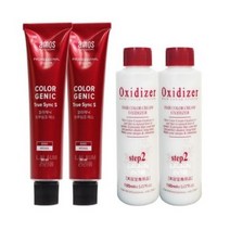 아모스 염색약 칼라제닉 트루싱크 S 80ml x2개 산화제포함, 7.0 갈색 (+산화제)
