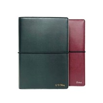 이니셜스 노블 고급 양장 다이어리 / 이름 로고 각인 25절(A5) 32절(B6) 업무용 만년 플래너, 32절, 딥그린