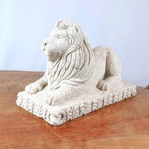 사자 돌조각상 28cm, 본상품선택