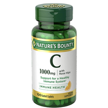 1+1 네이처스 바운티 메가도스 비타민C 로즈힙스 1000mg 100정, 2개