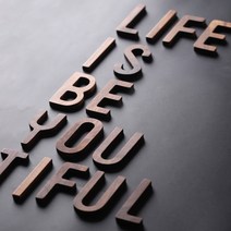 2개묶음 0206-040 원목 알파벳 이니셜 A-Z 나무글자 우드 로고 1+1 대박다잘됨몰, 알파벳 N(대문자)
