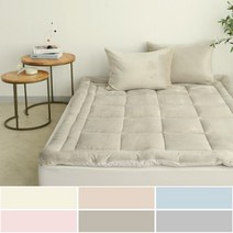 아망떼 소울메이트 플란넬 극세사 토퍼 SS/Q/K 6color, 크림