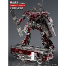 옵티머스 프라임 블랙맘바 트랜스포머 SS38 AOYI 6001-4, NEW! 파이어 히어로-클리어 리미티드 에디션