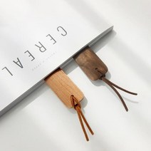 우드책갈피 원목 북마커 페이터클립, 올리브