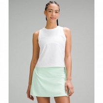 룰루레몬 티셔츠 탱크탑 그리드-텍스쳐 테니스 탱크 상의 - 화이트 275935