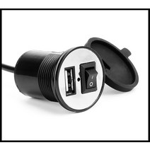 가와사키 Z800 E 버전 닌자 250 300R Z250 Z300 VERSYS 용 스위치 방수가있는 바이크 오토바이 수정 USB 휴대 전화 충전기