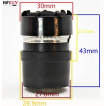 HIFIDIY-라이브 마이크 캡슐 무빙 코일 코어 카트리지 다이나믹 유선 무선 shure SM 58 용 교체 수리