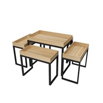 슈퍼 청과 중앙 가판대 채소 매대 베이커리 가게 조립식 전시대, C. 길이 120 폭 40 높이 90