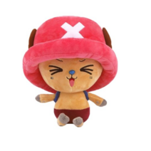 원피스 뉴 쵸파 감은 눈 봉제 인형 25cm, 혼합색상