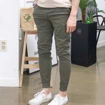 더제이엘 남자 린넨 조거팬츠 스판 밴딩 빅사이즈 슬림핏 시원한 여름바지 (S~5XL)