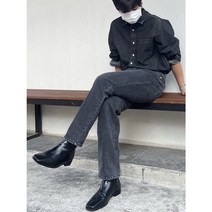 [굿룩첼시부츠] 첼시 남자 미니멀 겨울 남성 키높이 부츠 워커 스퀘이토 슈즈 신발 (3color)