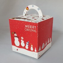크리스마스 종이상자 D타입 1개_럭키데이2016 크리스마스 종이 선물상자 어린이집 유치원 사탕 초콜렛 마카롱 쿠키상자 크리스마스 선물포장 종이선물상자 선물박스 손잡이상자, 크리스마스 종이상자 D타입 1개