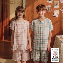 마밤 풍기인견 아동 주니어 잠옷 반팔 파자마 세트 홈웨어 16종 택1