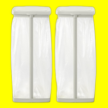 거치대 2P 분리수거 3P 재활용 쓰레기 가정용 봉투, 1개, 코코 배접 비닐봉투 50L (100p x 2개)