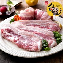 국내산 한돈 1+등급 소백산쑥돈 냉장 삼겹살 오겹살 300g 2팩 총 600g + 멜젓소스