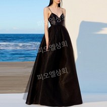 블랙드레스 원피스 이브닝드레스 셀프스냅 스튜디오 2부