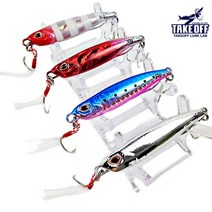 TAKEOFF 패스트 메탈지그 40g 광어 농어 삼치 갈치 어시스트 트레블훅, 30g/65mm, #05_골드메탈릭