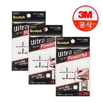 쓰리엠 스카치 초강력 다용도 폼 양면테이프 액자용 UPT1325, 3개