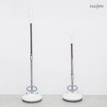 루첸 솔로윙 IPX5방수 회전 무선 강력 물걸레 청소기 LV-C1 (완충후 50분사용 전국 하이마트 A/S가능), 블루