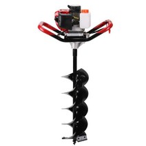 땅파는기계 미니 굴삭기 구굴기 전동 드릴 엔진 삽, 78CC 1인 15cm 합금 2차 혼합오일, 1개