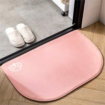 (주)트리 인천가정지사 보들보들 논슬립 발매트(핑크) 부엌 현관매트 (7471735)