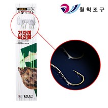 월척조구 WA-74 가자미 도다리 보리멸 낚시 묶음 바늘, 01.WA74가자미보리멸9호
