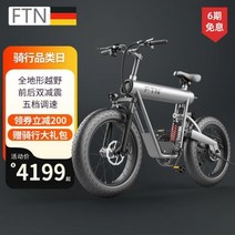 전기자전거 신형 리튬배터리 오프로드 20인치, 그레이【표준품】, 48V+15Ah 60km