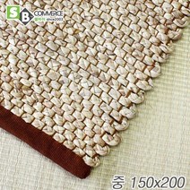 전통멍석 고급형 중사이즈 150x200 찜질방매트/옥잠화/돗자리/멍석