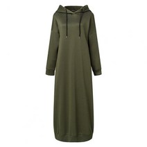 롱 원피스 맥시 여성 파티 드레스 여행 유행 스웨터 drawstring 발목