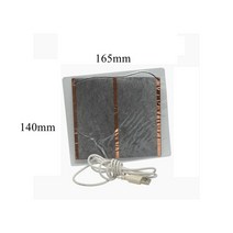 손목찜질기 온열찜질기 5V USB 전기 난방 필름 패드 열 탄소 섬유 원적외선 히터 랩 애완 동물 재킷 조끼 장갑 양말 바지 벨트 옷, 4.165x140mm - 5V