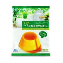 밀양한천 블루메이드 초간단 커스타드 한천푸딩만들기, 커스타드믹스 4p +. 카라멜소스 4p, 4세트