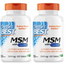 닥터스베스트 MSM 1500mg 타블렛, 120개입, 2개