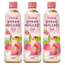 티로그 납작복숭아 아이스티 홍차 제로, 500ml, 24개
