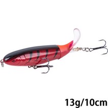 관절베이트 미노우 낚시 루어 에기 미끼 호환 와퍼 포퍼 10cm11cm14cm 탑워터 blowups 파이크 회전 꼬리 도구 wobblers, 빨간색