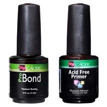 Acid Free + Probond Acrylic Nail Acid Free Primer Pro Bond Nail Prep 0.5 oz by Cacee for Gel Poli, 1