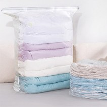 진공 압축팩 겨울옷 이불 정리 청소기 없이도 쉽고 간편 2중 지퍼, 압축팩 다용도1매