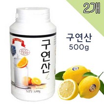 클럽네이처 오스트리아 구연산 식용구연산 500g, 2개