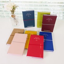 2023년 가죽 다이어리 먼슬리 스케줄러 위클리 플래너 데일리 DIARY, 네이비