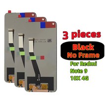 오리지널 샤오미 레드미 노트 9 LCD 10X 4G 디스플레이 터치 스크린 디지타이저 어셈블리 교체 부품 프레임 도매 가격, 02 3 Note 9 No Frame