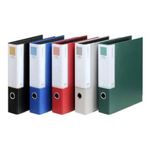 [홈앤스쿨] 문화산업 B849-7 이코노웹 합지 3공 D링 바인더 5cm, 흑색
