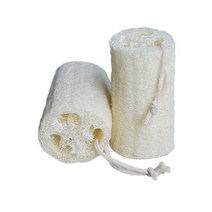 Longth-천연 수세미 설거지 브러쉬 1 개 4 인치 각질 제거 스크러버 루파 목욕 샤워 바디 마사지 스폰지, [03] Wihte