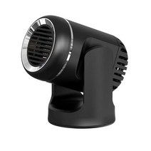 12v24v 자동차 히터 휴대용 자동 히터 팬 빠른 난방 자동차 앞 유리 서리 제거 장치 360 겨울용 회전 냉각, 씨엔, 블랙 24v