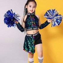 여아 공연복 어린이집 랄라 치마 재즈댄스 꽃과 롱양말 포함 WOCHA LTD EWDF023