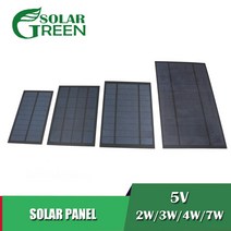 5V 2W 출력 USB 태양 전지 야외 조절기 패널 배터리 여성 포트, 01 5v_02 3W