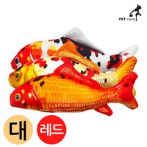 LIFE캣닙 대형 레드 엠펫 비단잉어 장난감 60cm 고양이