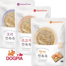 네츄럴코어 영양가득 보양식 전복 죽 50g (관절 면역 피부), 오리, 1박스(15개)