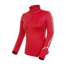 [볼빅골프웨어] [볼빅] 여성 골프 로고 소매 반집업 긴팔 티셔츠 VLTSJA03_RE